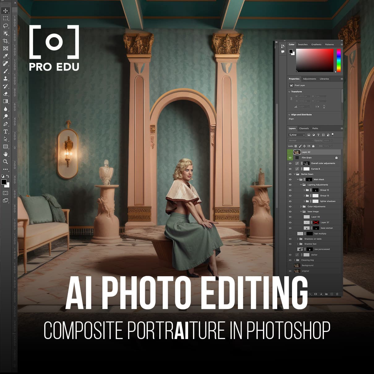 AI Photo Editing in Photoshop | Portraits with Backplates
