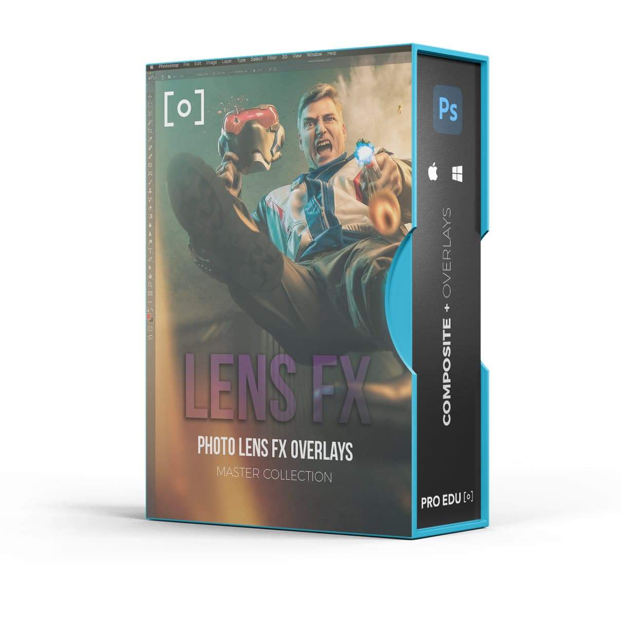 Portraiture Pro Lens FX Flare Photoshop Overlays - PRO EDU PRO EDU PRO EDU